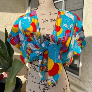 Trashy Diva Multicolor tutti fruity tie top